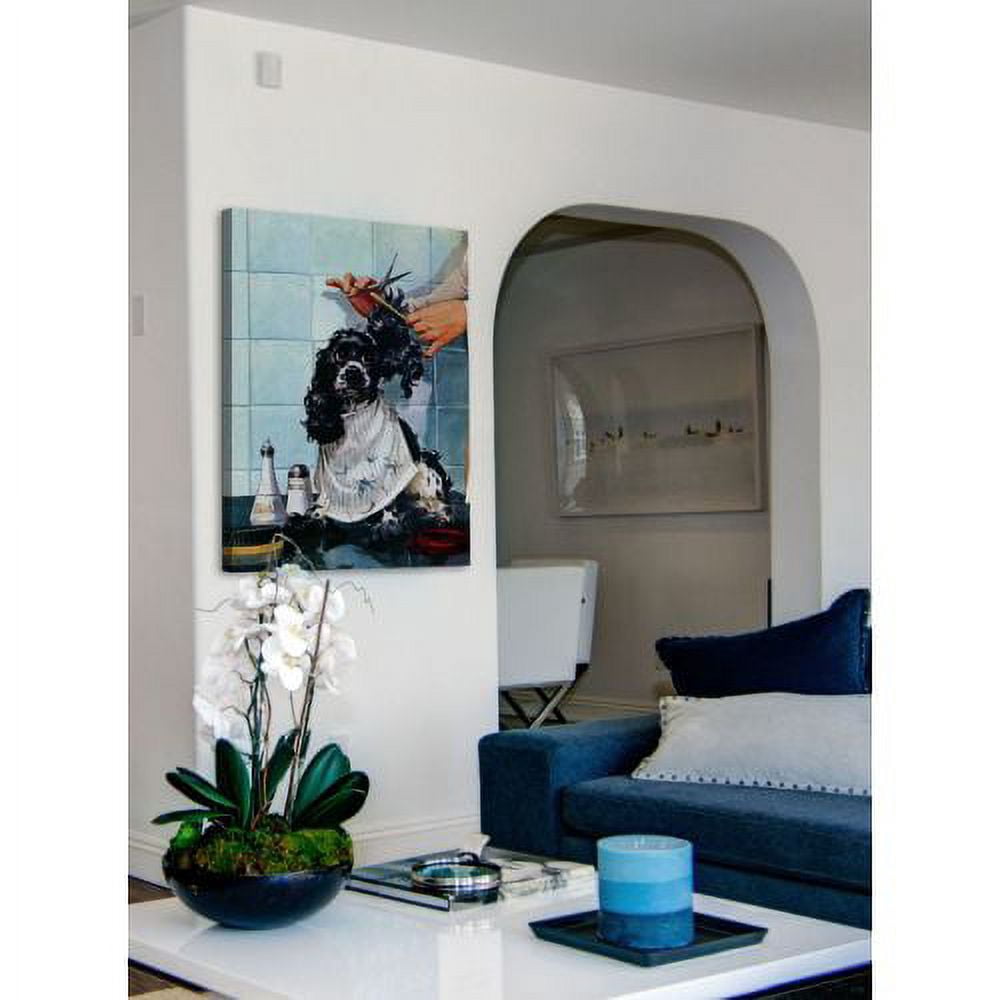 "Butch's Haircut" Painting Print on Canvas