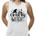 thumbnail image 2 of Crafty Witch Women's Muscle Tank X-Small White, 2 of 5