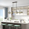 thumbnail image 5 of Livex Lighting - Denmark - 8 Light Chandelier in Mid Century Modern Style - 9.25, 5 of 8