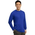 thumbnail image 4 of Sport-Tek ®   Long Sleeve Ultimate Performance Crew. St700ls L True Navy, 4 of 5