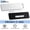 Silver, variant on 100 Pieces Name Tags with Pins 1 x 3 Inches Blank Name Tags Reusable ID Badge Holders with Clip for Office Workers Students Employee Custom(Black)