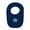 Navy, variant on Creative Knitwear Infant Striped Bib with NASA Embroidery