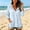 Light Blue, variant on Hoodies for Women Zip Up Gauze Summer Beach Lightweight Drawstring Linen Cotton with Pockets Long Sleeve Sweatshirt Jacket Casual Breathable Comfy Cover Up Pink XL(XL)