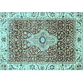 thumbnail image 1 of Ahgly Company Indoor Rectangle Abstract Light Blue Modern Area Rugs, 5' x 7', 1 of 4