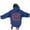 Dark Blue, variant on Sweatshirts for Women Trendy Camo Winter Fall Loose Fit Hooded Long-sleeved Bubble Cuff Cold Shoulder Hoody Graphic Hoodie Cotton Hoodies Sweatshirts(Black,S)