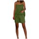 thumbnail image 2 of TaTaai Women's Casual Summer Set Solid Color Linen-Like Adjustable Camisole and Elastic Waist Shorts Two Piece Matching Outfit for Daily and Travel Wear Gift, 2 of 7