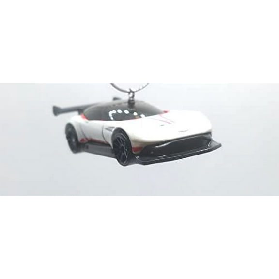 Christmas Ornament for Aston Martin Vulcan White Red