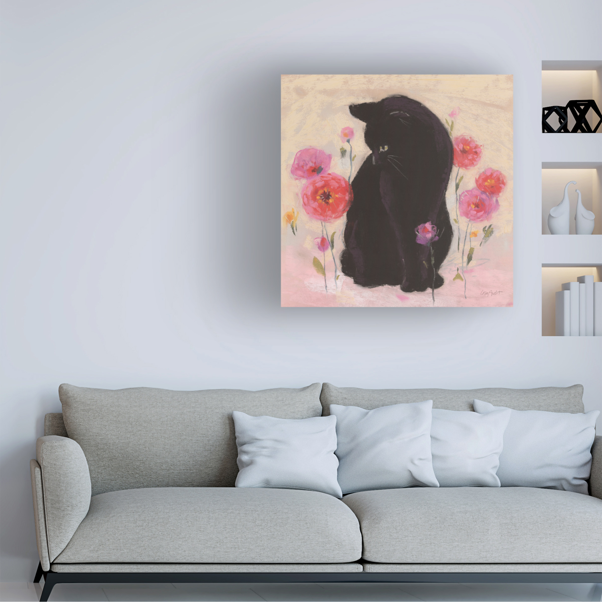 Lisa Audit 'Nina the Cat 01' Canvas Art