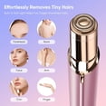 thumbnail image 6 of Flawless Facial Hair Remover for Women Painless Face Shaver -Mini Remover, Electric Razor Portable Bikini Epilator Lips, Chin, Armpit, Peach Fuzz, Fingers, 6 of 6