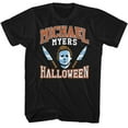 thumbnail image 1 of T-Shirt Noir pour Adulte Style Universitaire d'Halloween Michael 2Xlt, 1 of 2