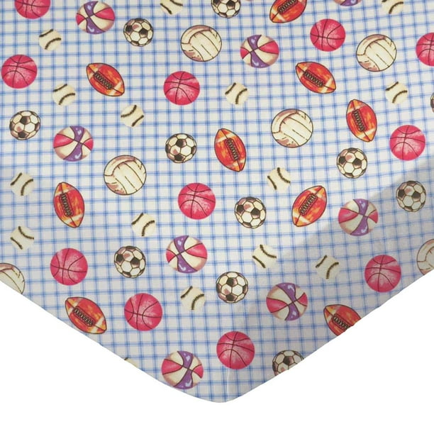 SheetWorld Fitted 100 Cotton Flannel Portable Mini Crib Sheet 24 x 38