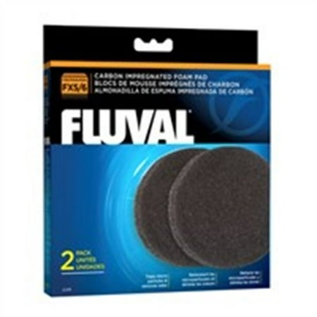 Fluval Carbon Bags - Fluval Fx5/Fx6 Carbon Foam Pad, 2pk