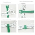 thumbnail image 3 of 100pcs Attaches de Câble Réutilisables Réglables Câble Lavable Réglable Organisateur Nylon Fils d'Écouteur de Téléphone Sangles en Nylon, 3 of 9