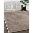 thumbnail image 3 of Ahgly Company Machine Washable Indoor Rectangle Industrial Modern Dark Almond Brown Area Rugs, 4' x 6', 3 of 7