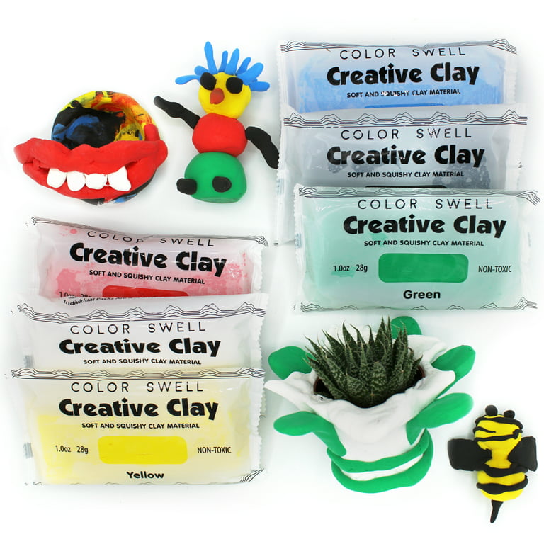 Play-Doh Air Dry Clay for Kids 80-Pack Model Magic Clay Set (Each 1oz) I  Air Dry Clay Bulk - School Supplies I Classroom Art Activity