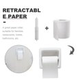 thumbnail image 2 of 2 Pcs Toilet Paper Holder Roller Plastic Paper Box Roller Roll Tissue Holder Rod, 2 of 9