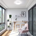 thumbnail image 2 of 6PACK 810lm LED Flush Mount Ceiling Light, 7" LED Ceiling Light, 4000K Cool White LED Ceiling Light For Bedroom, Living Room, Garage, Office, Warehouse, Dining room, Coatroom,  Closet Room, 2 of 8