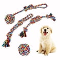 thumbnail image 4 of 4PCS Dog Rope Toy Creative Cotton Pet Rope Toy Pet Bite Rope Pet Teething Toy, 4 of 10