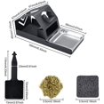 thumbnail image 2 of BUZIFU Soldering Iron Stand, Soldering Iron Bench Top Stand Holder Full Metal Soldering Station Holder Stable Welding Solder Iron Tips Holder with Soldering Tip Iron Cleaner, Insulation Pad, 2 of 7