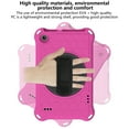 thumbnail image 5 of Allytech Fire 7 Case 2019 9th Generation, Fire 7 Case for Kids, Rugged Protection Kickstand Shockproof Shoulder Strap Kids Friendly EVA Silicone Cover for Amazon Fire 9 2019/2017/2105, Rose/Black, 5 of 6