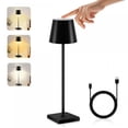 thumbnail image 1 of LED Table Lamp Wireless Touch Control Dimmable Battery Table Lamp 3000K-6000K Waterproof IP54 Indoor and Outdoor Lamp -GSL, 1 of 5