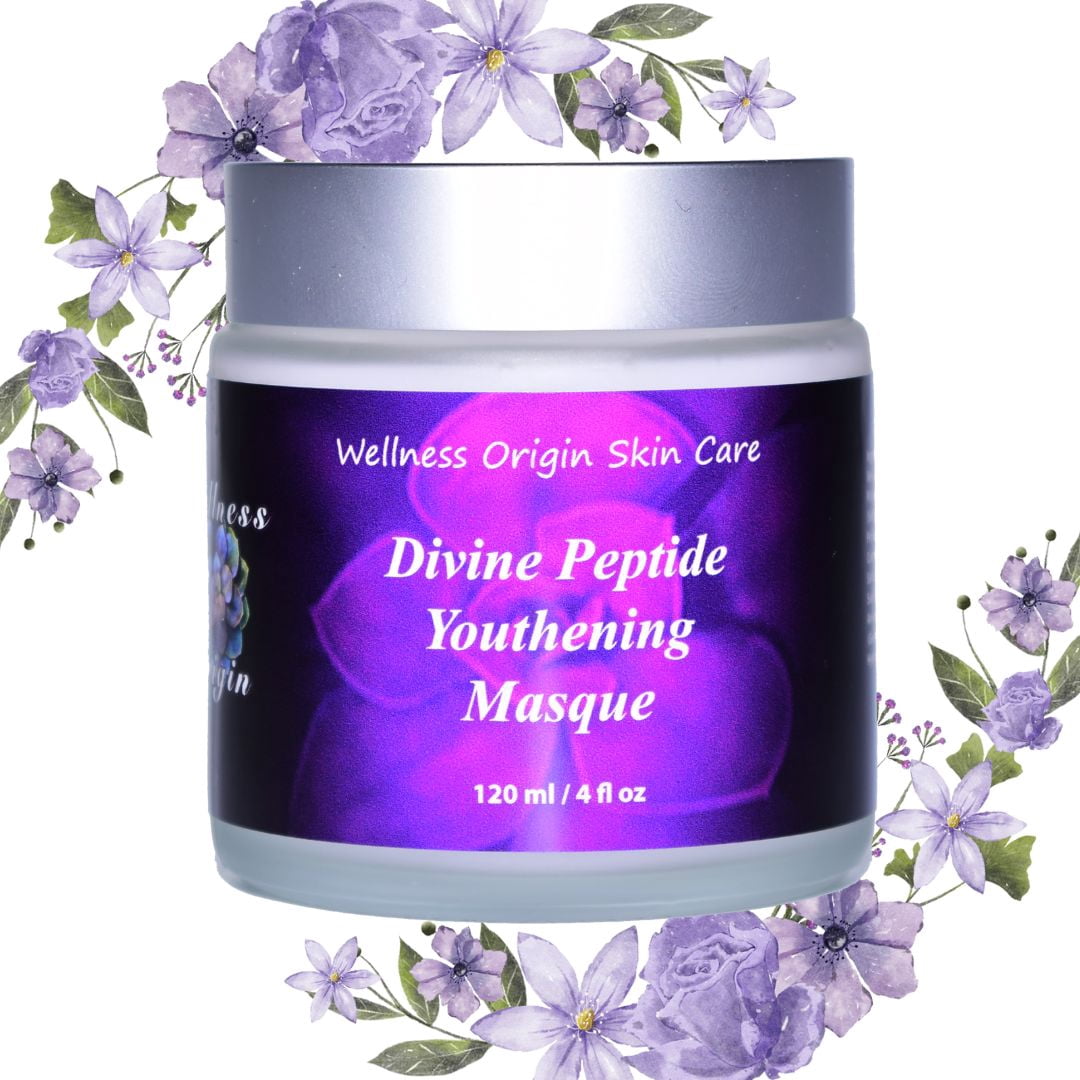 Wellness Origin Organic Divine Peptide Youthening Facial Mask, 4 oz