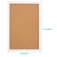 thumbnail image 2 of HEMOTON 1pc Cork Board Bulletin Board Wall Mountable Single Frame for Home Office School Khaki 30x30cm, 2 of 8