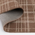 thumbnail image 5 of Better Homes & Gardens Brown Plaid Wool Indoor Runner Rug, 2'6"x7', 5 of 8