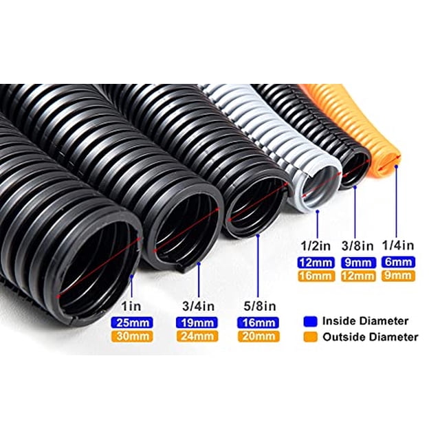 ZhiYo 13ft-1/4” 13ft-3/8” 13ft-1/2” Tubo dividido para telar de alambr