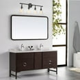 thumbnail image 6 of CHLOE Cheryl Contemporary 4 Light Rubbed Bronze Bath Vanity Fixture 30" Width, 6 of 7