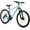 Blue, variant on HILAND 26 Inch Mens and Womens Mountain Bike,21 Speed Mountain Bicycle with Dual Disc Brake, Front Suspension Fork, High Carbon Steel Frame Urban Commuter Bike for Adults