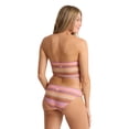 thumbnail image 4 of Roxy Salty Spirit Bandeau Adjustable Crop Top & Hipster Full Set - Size L - Color: Multi, 4 of 5