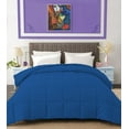 thumbnail image 1 of BedDecor 300 GSM 1 Pcs Solid (Medium Blue,Twin/Twin Xl) 100% Egyptian Cotton Base Comforter, 1 of 8
