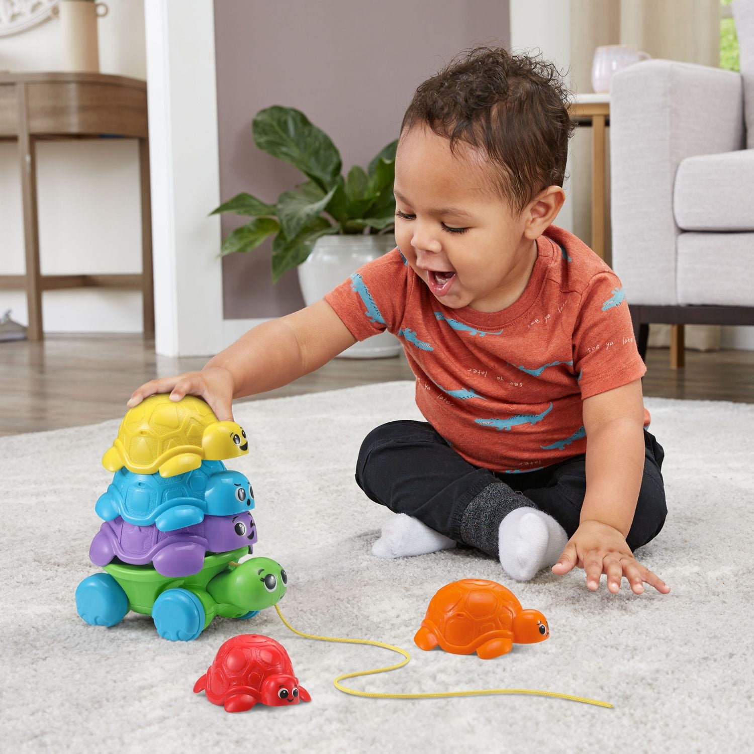 LeapFrog Nest & Count Turtle Tower™ for Toddlers - Bilingual Version, 12+ Months