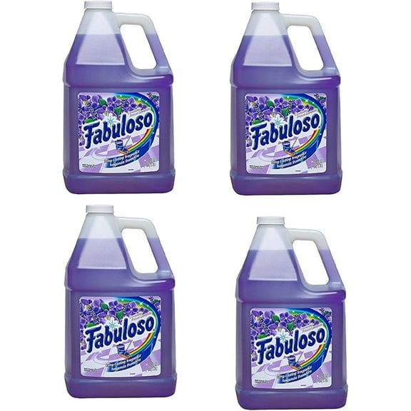 LFLF All-Purpose Cleaner Liquid Solution, Purple, Lavender Scent yRveqh, 4Pack (128 Oz)