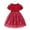 Red, variant on XEGLSBU Girls Dresses 5T/6 Elegant Girls Party Dress with Skirt and Floral Embroidery for Celebration Red Size 4-5 Years
