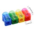thumbnail image 4 of Faxco 96 PCS Coloured Plastic Pencil Sharpenerï¼ŒKids Plastic Manual Pencil Sharpener with Cap Bulk Setï¼ŒPlastic Manual Pencil Sharpenerï¼ŒMini Handheld Sharpener with Lid, 4 of 10