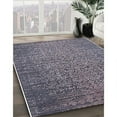 thumbnail image 3 of Ahgly Company Machine Washable Indoor Rectangle Industrial Modern Purple Navy Blue Area Rugs, 3' x 5', 3 of 7