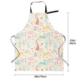 thumbnail image 2 of Kdxio Fall Rabbit Apron with Pockets Adjustable Kitchen Aprons for Men Women Waterproof Aprons for Cooking,Drawing,Crafting, Baking Household Cleaning, 2 of 8
