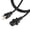 Single Cord, variant on Iron Forge Cable 2 Pack of 6 Ft Power Cords for TV Computer or Monitor (NEMA 5-15P to C13) - 18/3 Replacement Audio & Video Power Cable, Black