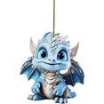 thumbnail image 4 of Adornos para árbol de Navidad, adornos colgantes para árbol de Navidad, dinosaurio, lindo gato navideño, colgante decorativo para árbol de Navidad, casa de campo, decoración para exteriores e interior, 4 of 7