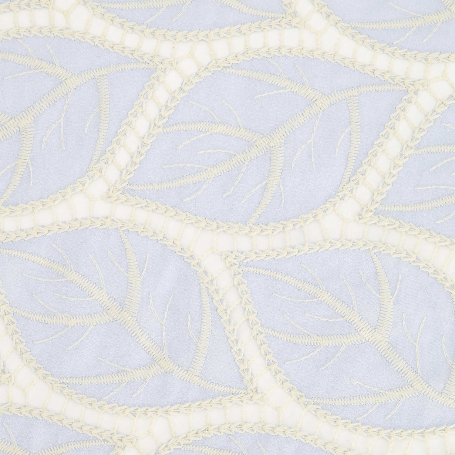 Zelouf Leaf Applique Embroidery  , Sewing, DIY, Crafts Fabric by the Yard, Peri, 7 Yard