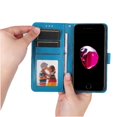 thumbnail image 3 of Funda tipo cartera GANGXUN para iPhone SE 2020 , diseño girasol, cuero PU, soporte, cierre magnético, tarjetero, 3 of 5