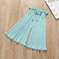 thumbnail image 4 of Paguaki Toddler Girls Outfits Kids Sets Summer Sunflower T-Shirt Top And Chiffon Ruched Loose Pants Children Girls' Clothing, 4 of 4