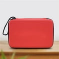 thumbnail image 1 of EVA Table Tennis Paddle Case Sac à Main Rigide Table Tennis Bat Sac Anti-Poussière Forme Carrée Ping Pong Paddle Case Raquette Sac de Rangement Rouge, 1 of 6