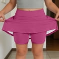thumbnail image 2 of Ruyang Kids Yoga Sport Skirts Solid Stretchy Soft Tiered Mini Skirts Summer Outdoor Tennis Athletic Biker Short Dresses, 2 of 4