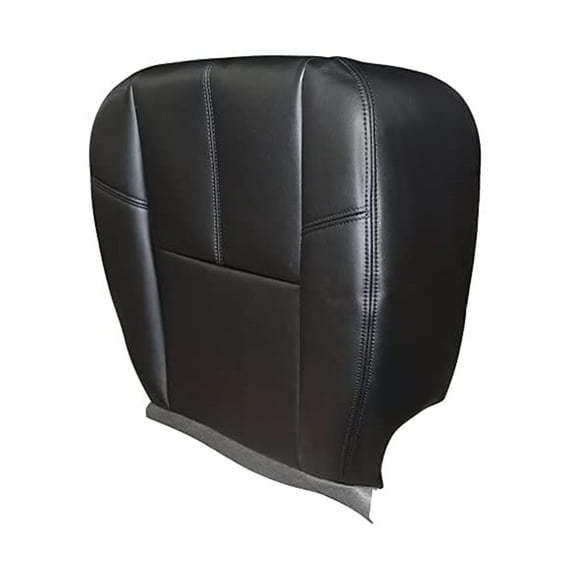 SecosAutoparts Leather Car Seat Cover Black Fit for Chevrolet Silverado 2007-2014 Artificial Non-Slip