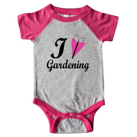 

Inktastic I Love Gardening Gift for Gardener Gift Baby Girl Bodysuit