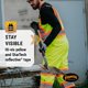 thumbnail image 3 of Pantalones impermeables con peto Pioneer Hi Vis para hombre y mujer, 3 of 9