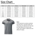 thumbnail image 3 of Summer Men's Sports Short Sleeve Golf Youth Men's Zipper Casual Top 3XL, 3 of 5